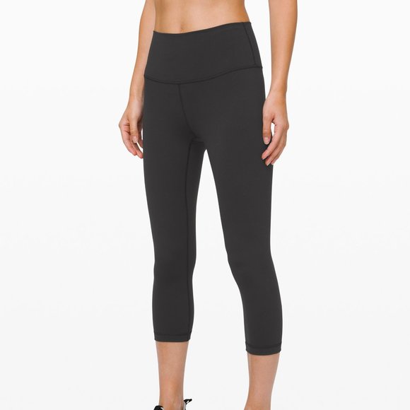 lululemon athletica Pants - Lululemon Black High Waist Crop Pants